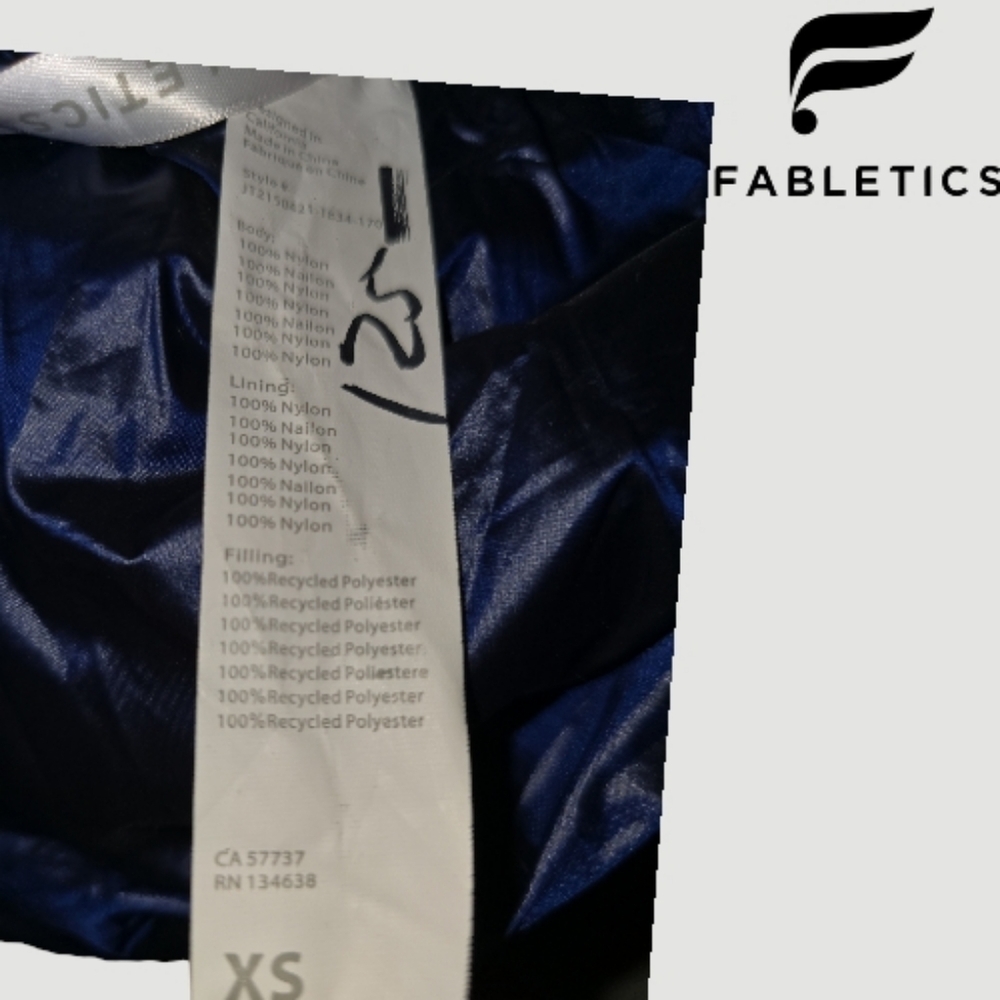 Fabletics Adeline Shine Oversize Long Puffer Deep Cobalt Blue NWT XS - Picture 7 of 14